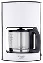LUXUS KAFFEEMASCHINE KAFFEEAUTOMAT MIT EDLER KLAVIERLACK OPTIK MIT STARKEN 1100 WATT FUER 2-15 TASSEN EDELSTAHL WEISS - NEU + OVP MIT 3 JAHREN GARANTIE