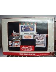 Home: Coca Cola Town Square Collection Moonlight Drive-in Theater Set - Coca Cola Company