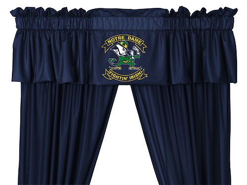 NCAA Notre Dame Fighting Irish - 5pc Jersey Drapes Curtains and Valance Set