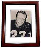 Billy Cannon Autographed/Hand Signed LSU Tigers 8x10 Photo MAHOGANY CUSTOM FRAME - Heisman Trophy Wi