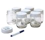 Lagrange 430101 7 pots pour yaourti�res Couvercles avec zone de marquage