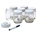Lagrange 430101 7 pots pour yaourti�res Couvercles avec zone de marquage