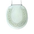 Trimmer Mother of Pearl White w. Gold Accent Polyresin Seat