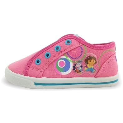 Click to buy Dora The Explorer Merchandise: Dora the Explorer Pink Laceless Sneakers from Amazon!