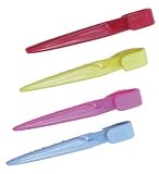 Hair Art Euro Roller Clips 2.5" Assorted Colors (Pack of 12)