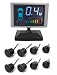 Produkt-Bild: AMSTYLE SPC2.013 R&uuml;ckfahrwarner mit 8x Philips Sensoren + LCD Monitor (PDC Parkhilfe Einparkhilfe)