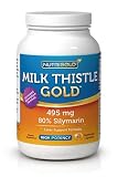#1 Milk Thistle Extract - Pharma Thistle GOLD, 90 Vegetarian Capsules (Pharmaceutical Grade Liver Support Supplement) # 1 Liver Detox and Cleanse