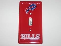 BUFFALO BILLS Team Logo Ceramic Standard LIGHT SWITCH PLATE COVER
