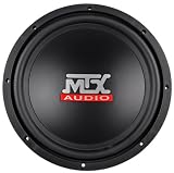 Brand New MTX Terminator Series TN12-04 12 400 Watts Peak / 200 Watts RMS 4 Ohm Car Audio Subwoofer with Rubber Surround