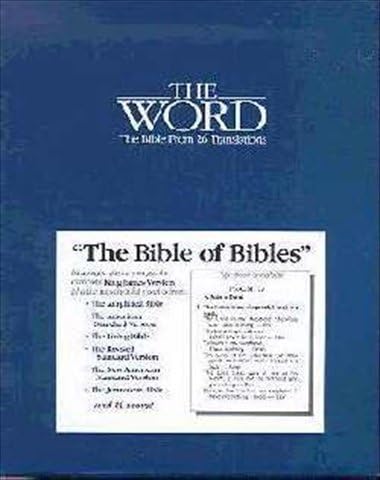 Mathis 1015 Word Bible From 26 Translations 1V Blue Bond