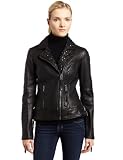 MICHAEL Michael Kors Womens Studded Motorcycle Jacket