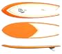 Yellowtail II 6'10" Epoxy Retro Fish Surfboard