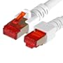 BIGtec 3m CAT.6 Ethernet LAN Patchkabel Gigabit Netzwerkkabel Patch Kabel wei� folien und geflechtgeschirmt halogenfrei PIMF (RJ45, Cat 6, SFTP doppelt geschirmt , Screened Foiled Twisted Pair, 1000 Mbit/s) 2 x RJ45 Stecker ideal f�r Switch , DSL Verbindungen , Patchfelder , Patchpanel , Router , Modem , Access Point und andere Ger�te mit RJ45 Anschlu� ,CAT Kabel KAT Kabel CAT6 CAT 6 , geschirmtes Patchkabel SF/UTP