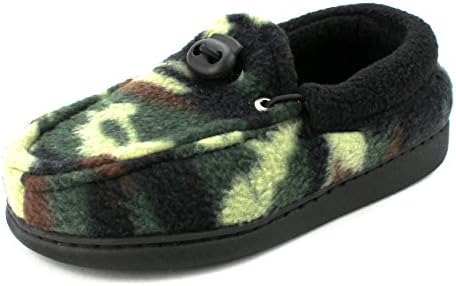 Northern Trail Kids Moccasin Slippers (M 13/1 M US Little Kid, Camo)