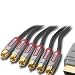 Rocketfish HD Component Video/Stereo Audio Gaming Cable for Xbox 360