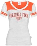 Virginia Tech Hokies Women's Football Jersey Burnout T-Shirt