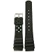 Watch Band Replacement Rubber Plastic Black To Fit Dive Watch 22mm