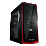 Cooler Master Elite 310 ATX, MATX Mid Tower Case with Window RC-310-RWN1-GP (Black/Red)