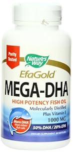 Nature's Way Mega-DHA, 1000mg, 60 Softgels