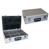 41011pvthaL SL160 in Ironside Alu Top Werkzeugkoffer silber, runde Ecken