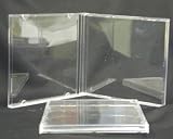 100 Standard Empty, Clear Plastic Replacement CD Jewel Boxes (10 mm Thick CD Cases) (Trays Sold Seperately) #CDBS10CL