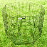 Precision Pet Ultimate Exercise Pen, 48-Inch Pen, Black