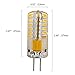 LJY 6-Pack G4 48-LED Warm White Light Crystal Bulb Lamps 3 Watt AC DC 12V Non-dimmable Equivalent to 20W Incandescent Bulb Replacement LED Bulbs