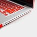 GMYLE 3 in 1 Bundle Soft-Touch Frosted Hard Case for Macbook Pro 13 inch with CD-ROM (Model: A1278) with Keyboard Cover and Screen Protector - Red