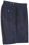 Ladies microfiber shorts in Navy, Size 10