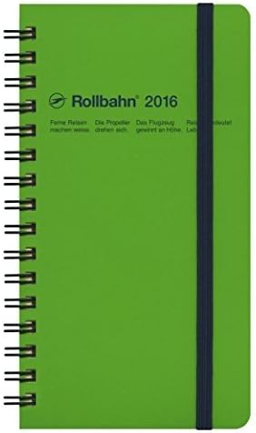 month block Roruban diary Slim [Green] from October 2015 to December 2016