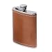 GSI Outdoors Glacier Leather Wrapped Flask -6 oz
