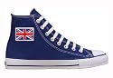 Converse Chuck Taylor All Star Hi Top Custom with British Flag