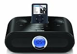 Sylvania iPod Dock Clock Radio (Black)