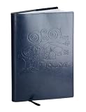 Gustav Klimt Navy Leather Journal