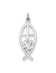 Sterling Silver Ichthus Fish Charm