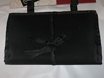 Travel Jewelry Portable Roll Case Pvc Black Microfiber - Household Essentials #6904 Travel Jewelry Portable Roll Case Pvc Black Microfiber - Household Essentials #6904