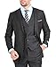 Tazio Mens Suit 2 Button 3 Piece Slim Fit