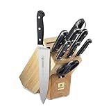 Mundial 5100 Series 10-Piece Knife Set with Block, Black