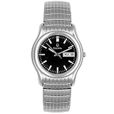 Bulova Mens Silver-Tone Expansion Watch #96C15 by Bulova