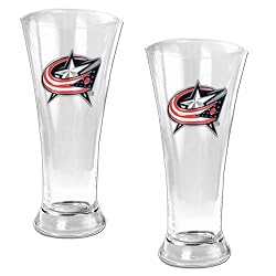 Minnesota Wild NHL 2pc 16oz Pilsner Glass Set - Primary Logo by Great American Products