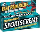 Sportscreme Topical Anagesic, Deep Penetrating Pain Relieving Rub, 3 ounces (Pack of 6)