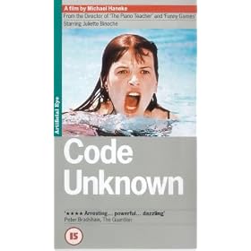 Code Unknown [VHS] [2001]