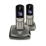 Doro 670+1 Digital Cordless Telephone - Colour Display,Handsfree (200 Number Phonebook,Caller ID,Redial,Polyphonic,SMS ) Twin Pack