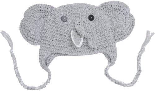 Mon Petit Mardi Grey Elephant Beanie (3y+)