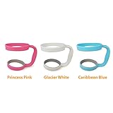 Handle For Yeti Rambler Tumbler 30 Ounce In Princess Pink - Also Fits The Berg RTIC Ozark Trail & SIC Cups 30 OZ Sizes & Most Other Models In 30 OZ