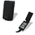 Noir Luxe Black Leather Premium Flip Case for Apple iPhone ( 3G & 3GS Version )