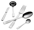 Ricci Art Deco 5-Piece Stainless-Steel Flatware Hostess Set
