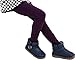 Kids Girls Cotton Colorful Fleece Lined Legging Pants