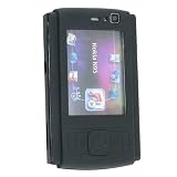 Silicone Skin Case for Nokia N95, Black