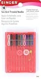 Singer Sew-Quik Threaded Hand Needle Kit, Package of 10
